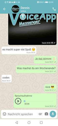 VoiceApp Messenger screenshot 2