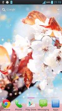 Snow Flower Live Wallpaper स्क्रीनशॉट 3