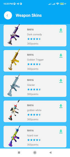 Weapon Daily Skin Mobile screenshot 1