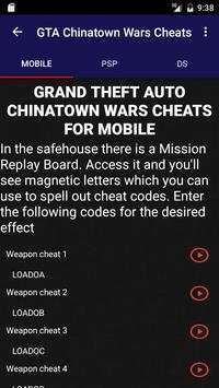Cheats For GTA screenshot 6