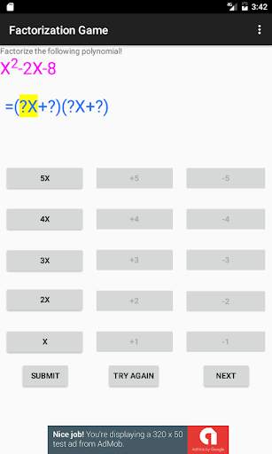 Factorization Game screenshot 2