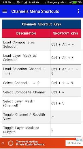 PS Shortcut Keys screenshot 6