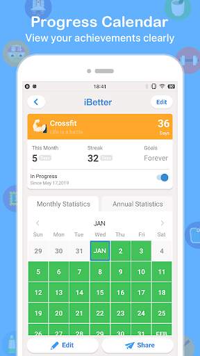 iBetter · Habit Tracker 4 تصوير الشاشة