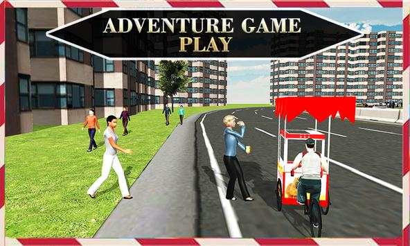 Fries Hawker Cycle Rider Sim screenshot 1