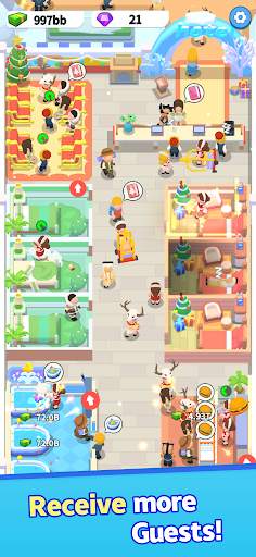 My Mini Hotel: Idle Game स्क्रीनशॉट 4
