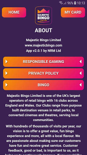 Majestic Bingo screenshot 5