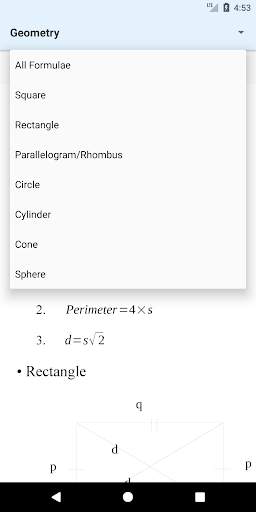 Formulas Plus - Free and Offline Maths Formula App screenshot 3