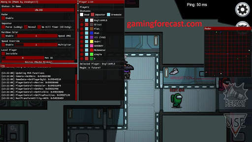 Among Us Hack and Skins Mod Menu screenshot 1