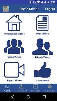 Video Downloader For Facebook screenshot 1