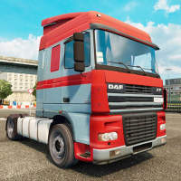 Oil Transport Truck Driving logo