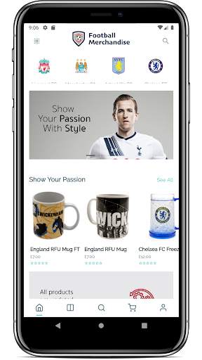 🏆 #1 Official Football Merchandise Shop ⚽️ screenshot 1