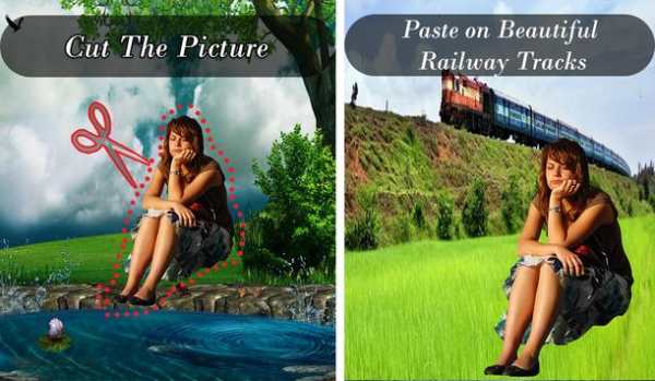Railway Track Background Changer – Train Cut Paste screenshot 2
