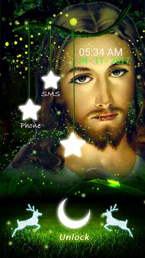 Jesus Fireflies LockScreen screenshot 7