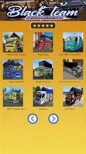 Mod Bussid Black Team screenshot 5