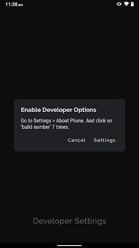 Developer Settings screenshot 7