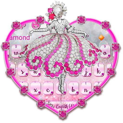 Diamond Girl Keyboard 10001009