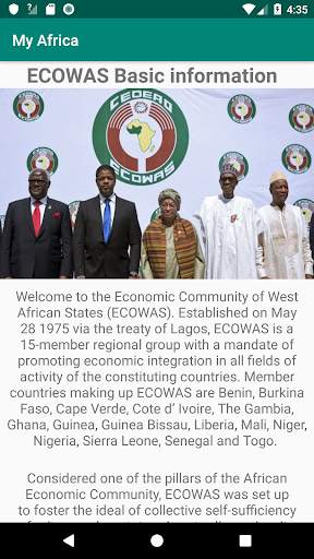 Ecowas App screenshot 5