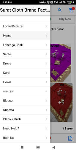 Surat Cloth Brand Factory@Wholesaler Reselling App screenshot 1