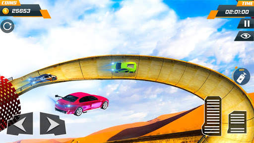 Mega Ramp Car Stunt- Mega Fly Impossible Car Stunt screenshot 3