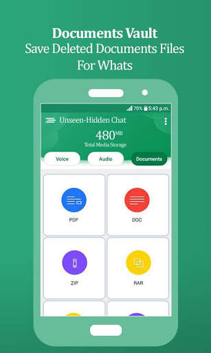 hindi nakikita: nakatagong chat para sa whatsapp screenshot 4