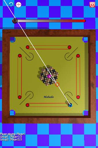 Ball Carrom Board 3D screenshot 2