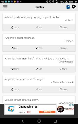 Angry Quotes screenshot 3