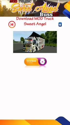 Mod Truck Sweet Angel Bussid screenshot 6