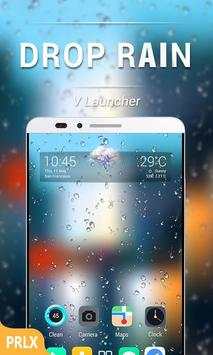 Drop Rain Parallax V Launcher Theme screenshot 1