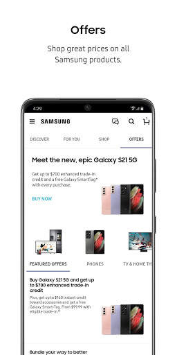 Shop Samsung screenshot 2