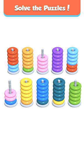 Hoop Stack - Color Puzzle Game screenshot 5