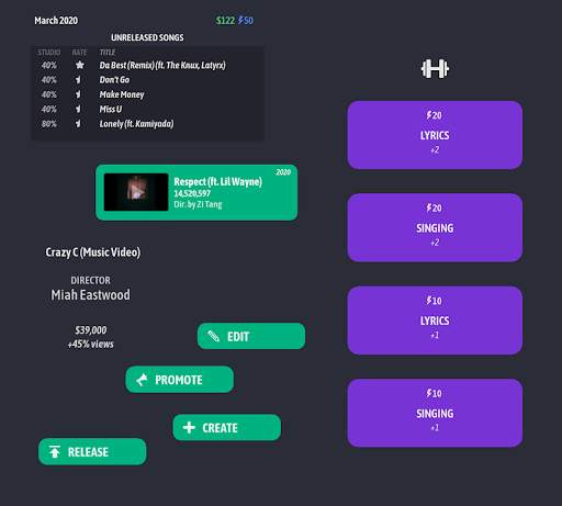 Rapper Simulator - Rap career game, rap life screenshot 8