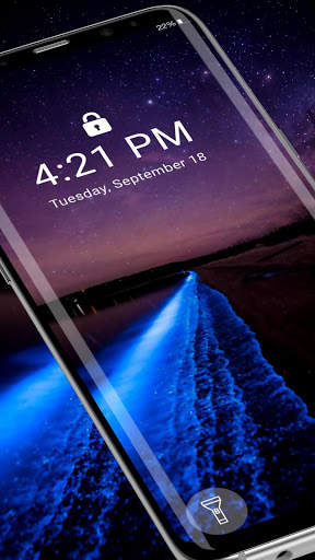 Blue Night Ocean APUS Live Wallpaper screenshot 3
