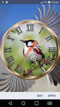 Bird Clock Live Wallpaper screenshot 1