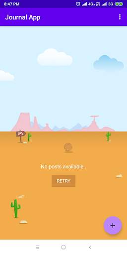 Journal App screenshot 1