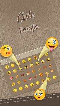 Arabic Luxury Leather keyboard Theme screenshot 3