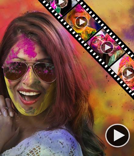 Happy Holi Video Maker screenshot 3