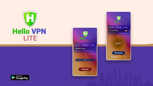 Hello VPN Lite screenshot 1