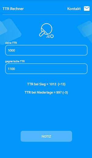 TTR Rechner screenshot 2