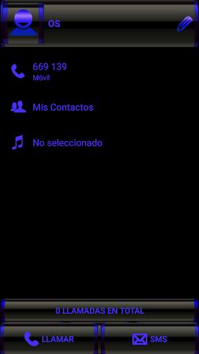 THEME METAL BLUE FOR EXDIALER screenshot 3