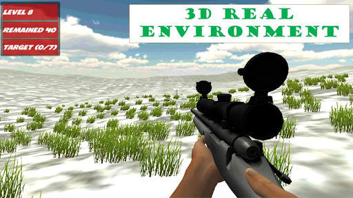 قناص صيد الأرانب 3D 1 تصوير الشاشة