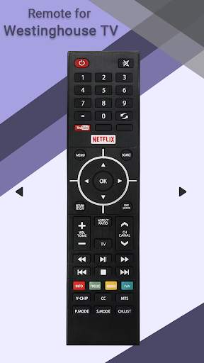 Remote for Westinghouse TV screenshot 1