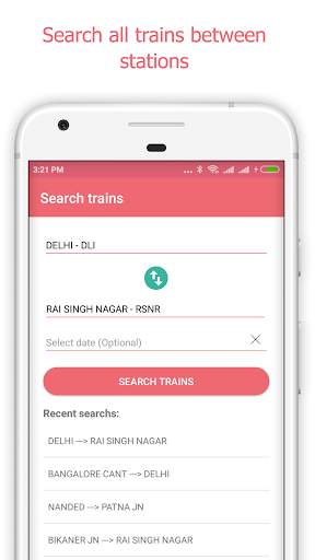 Railway App screenshot 2