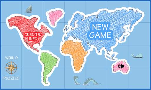 World Map Puzzle screenshot 1