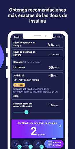 Hedia: aplicación personal de diabetes screenshot 7