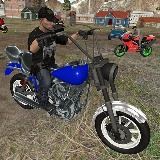 star de la course de moto - jeu de police   icon