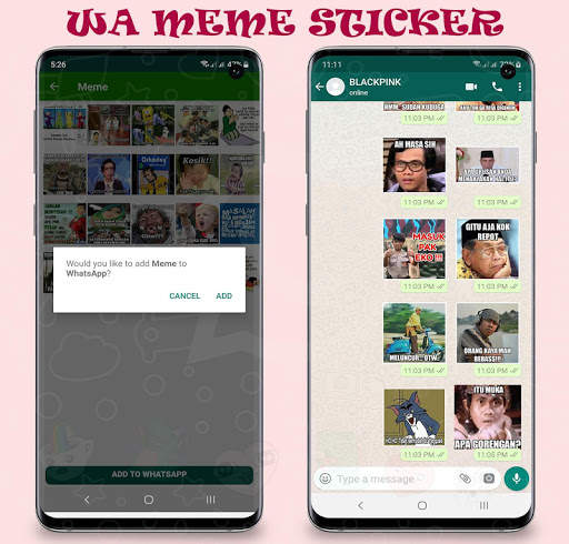 WASticker MEME Stickers WAStickerApps for WhatsApp 2 تصوير الشاشة