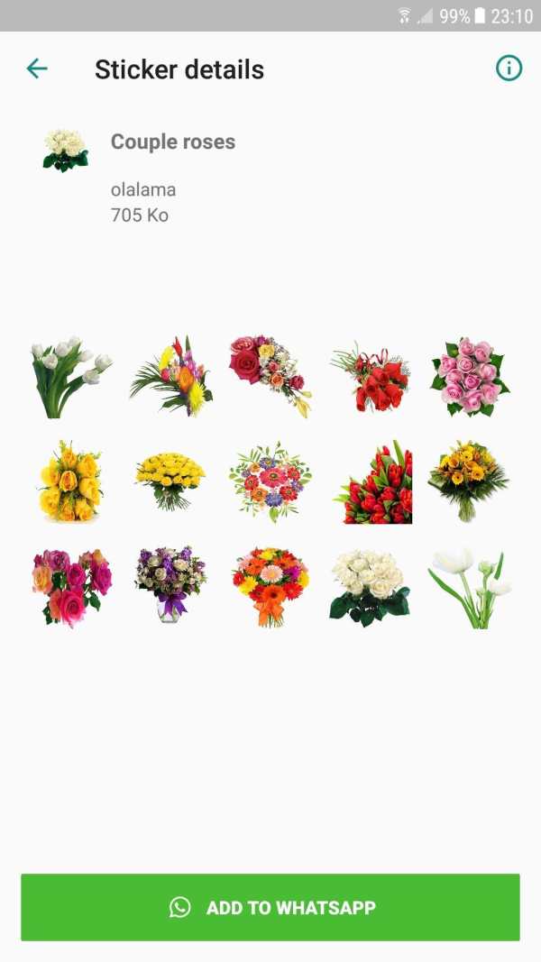 Flowers Stickers For Whatsapp - WAStickerApps screenshot 3