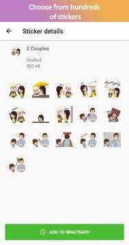 Couples Stickers - Studio3 - WAStickerApps screenshot 2