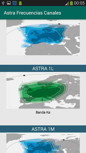 Frecuencias Canales ASTRA screenshot 8