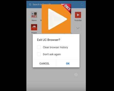 Free Browse for UC Video Player Tips screenshot 1